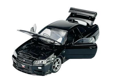 Nissan GT-R34 V-Spec II negru - 1/32 Tayumo