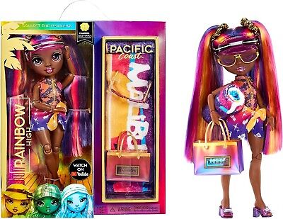 Papusa Rainbow High Pacific Coast - Phaedra Westward 28cm