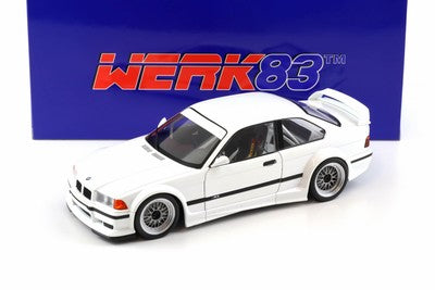 BMW E36 GTR Plain Body alb - 1/18 Werk83