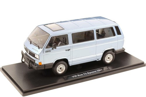VW Bus T3 Syncro 1987 bleu - 1/18 KK-Scale
