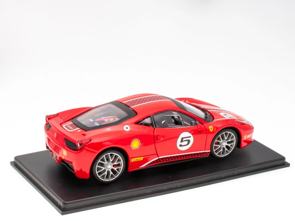 Ferrari 458 Challenge 2010 #5 cu vitrina - 1/24 Bburago