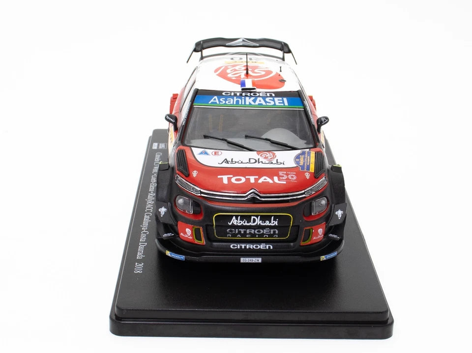 Citroen C3 WRC Loeb-Elena Rally RACC Catalunya-Costa Daurada 2018 #10 - 1/24 Altaya