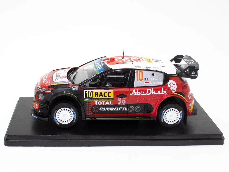 Citroen C3 WRC Loeb-Elena Rally RACC Catalunya-Costa Daurada 2018 #10 - 1/24 Altaya