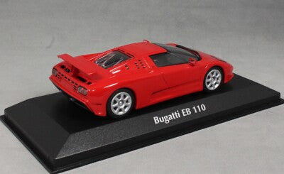 Bugatti EB 110 rosu 1994 cu vitrina plexiglass - 1/43 Maxichamps