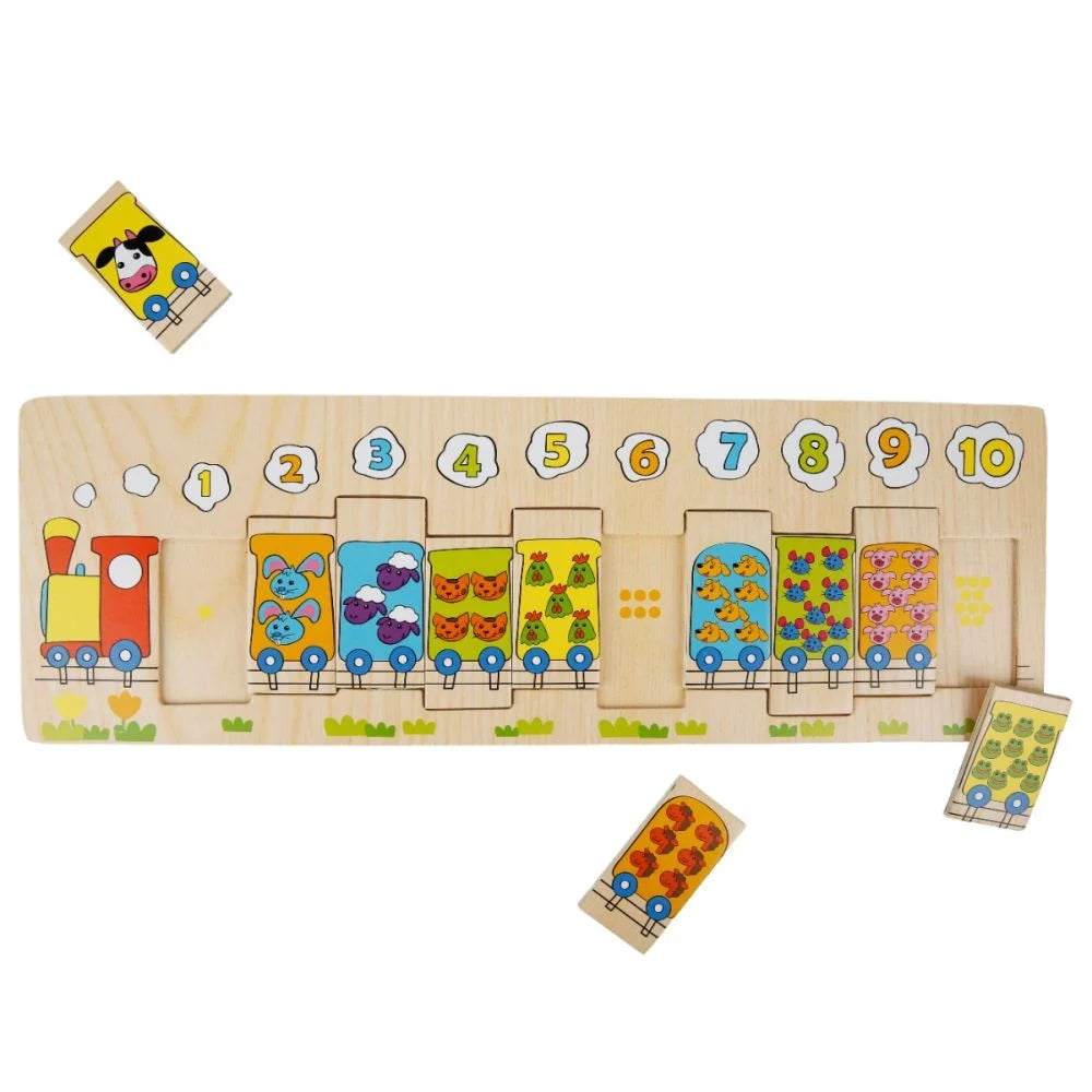 Puzzle din lemn - Trenulet