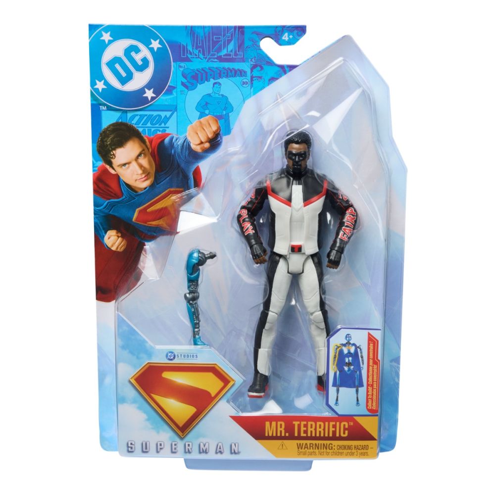 Figurina DC Universe Superman Power Up - Mr. Terrific 15 cm