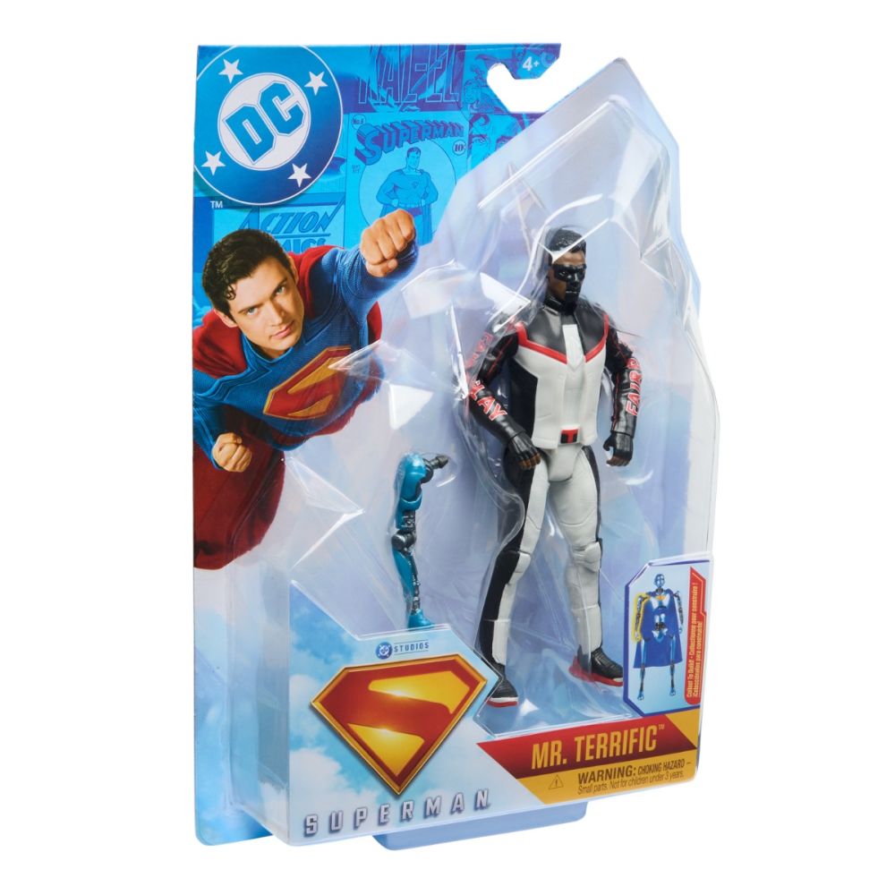 Figurina DC Universe Superman Power Up - Mr. Terrific 15 cm