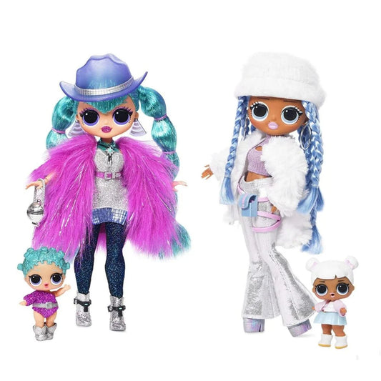 Set 2 papusi LOL Surprise OMG Winter Disco - Cosmic Nova si Snowlicious