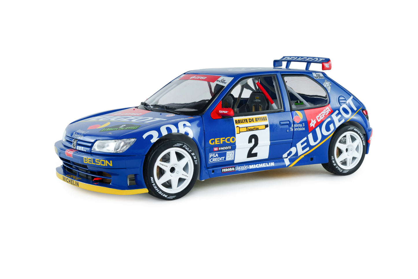 Peugeot 306 Maxi Rally de Aviles 1997 #2- 1/18 Solido