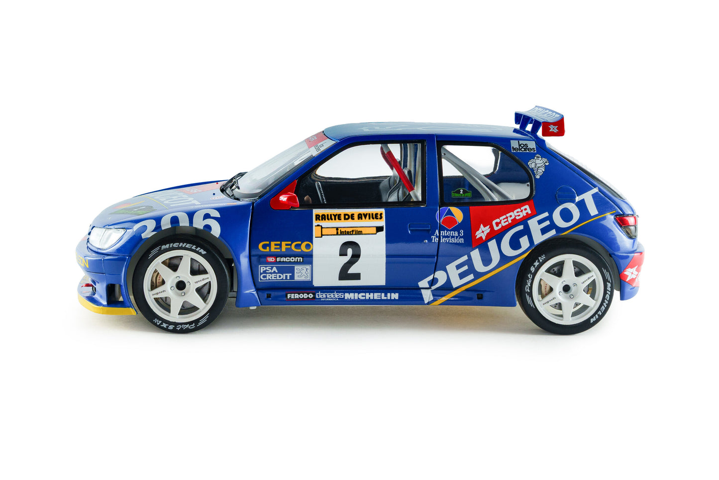 Peugeot 306 Maxi Rally de Aviles 1997 #2- 1/18 Solido