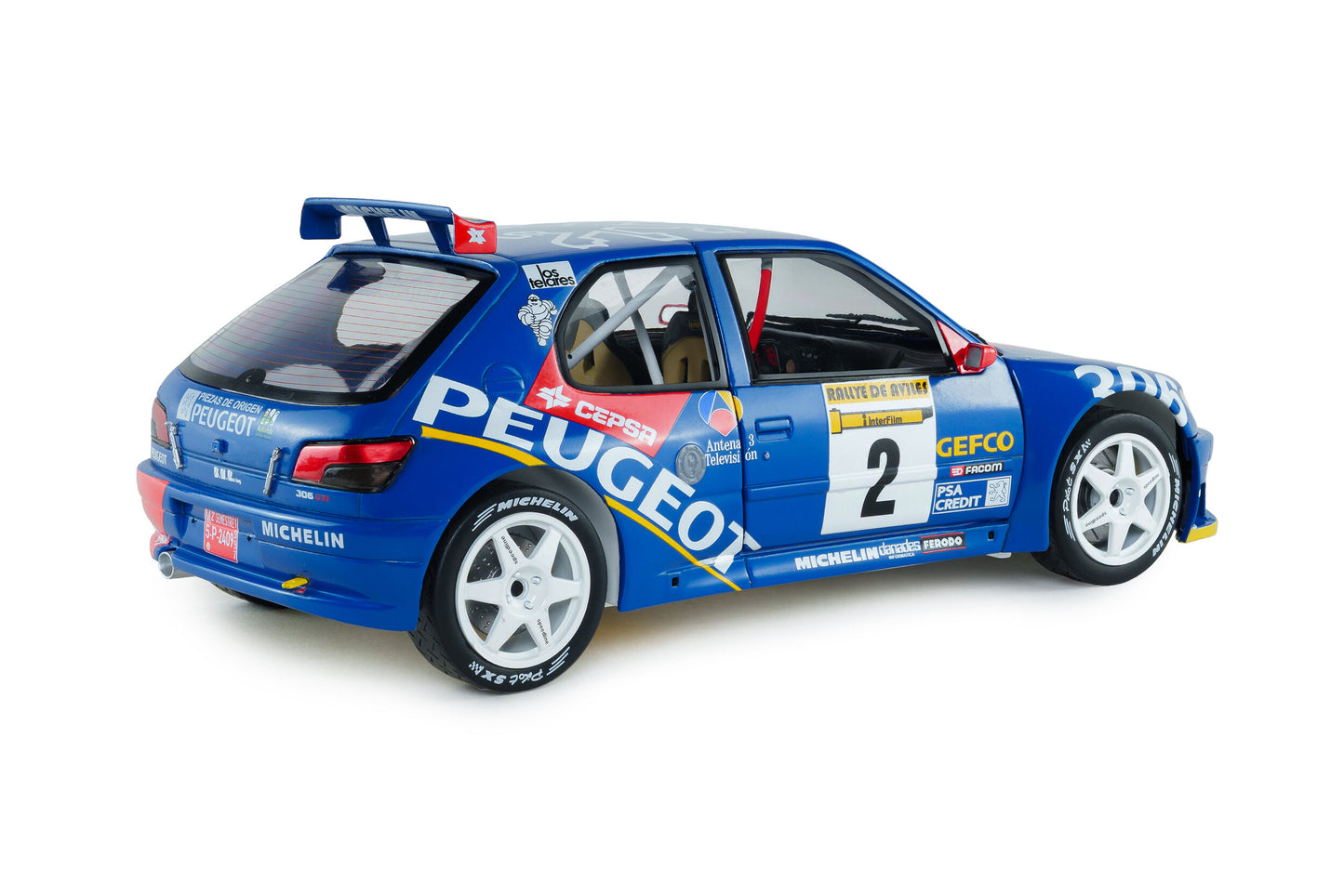 Peugeot 306 Maxi Rally de Aviles 1997 #2- 1/18 Solido