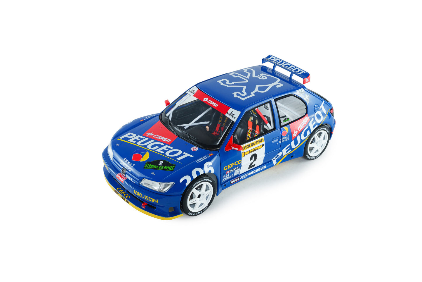 Peugeot 306 Maxi Rally de Aviles 1997 #2- 1/18 Solido
