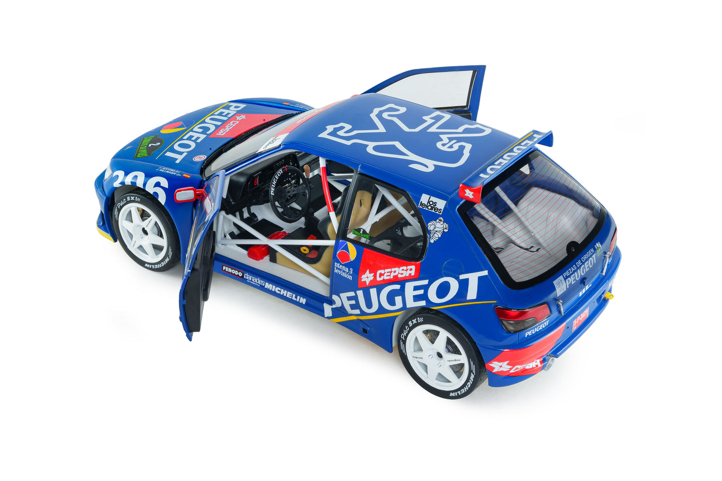 Peugeot 306 Maxi Rally de Aviles 1997 #2- 1/18 Solido