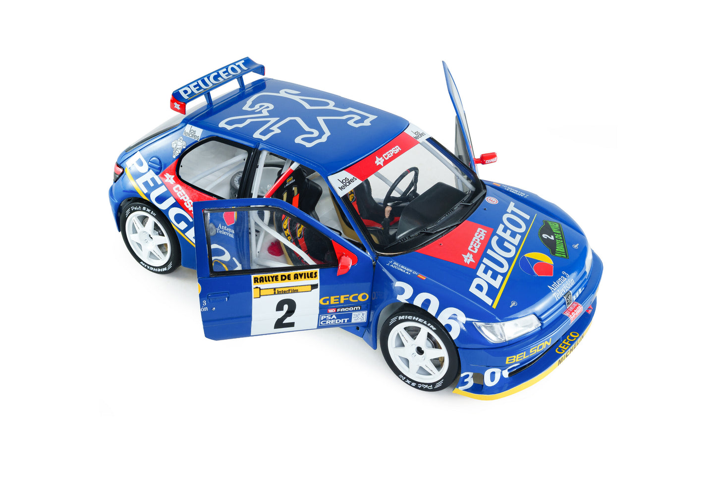 Peugeot 306 Maxi Rally de Aviles 1997 #2- 1/18 Solido