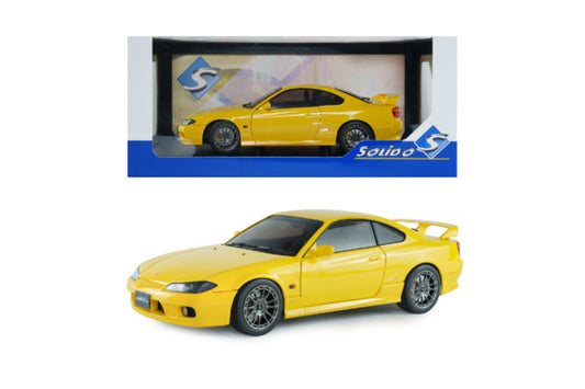Nissan Silvia S15 Spec-R Aero lightning yellow 1999 - 1/18 Solido