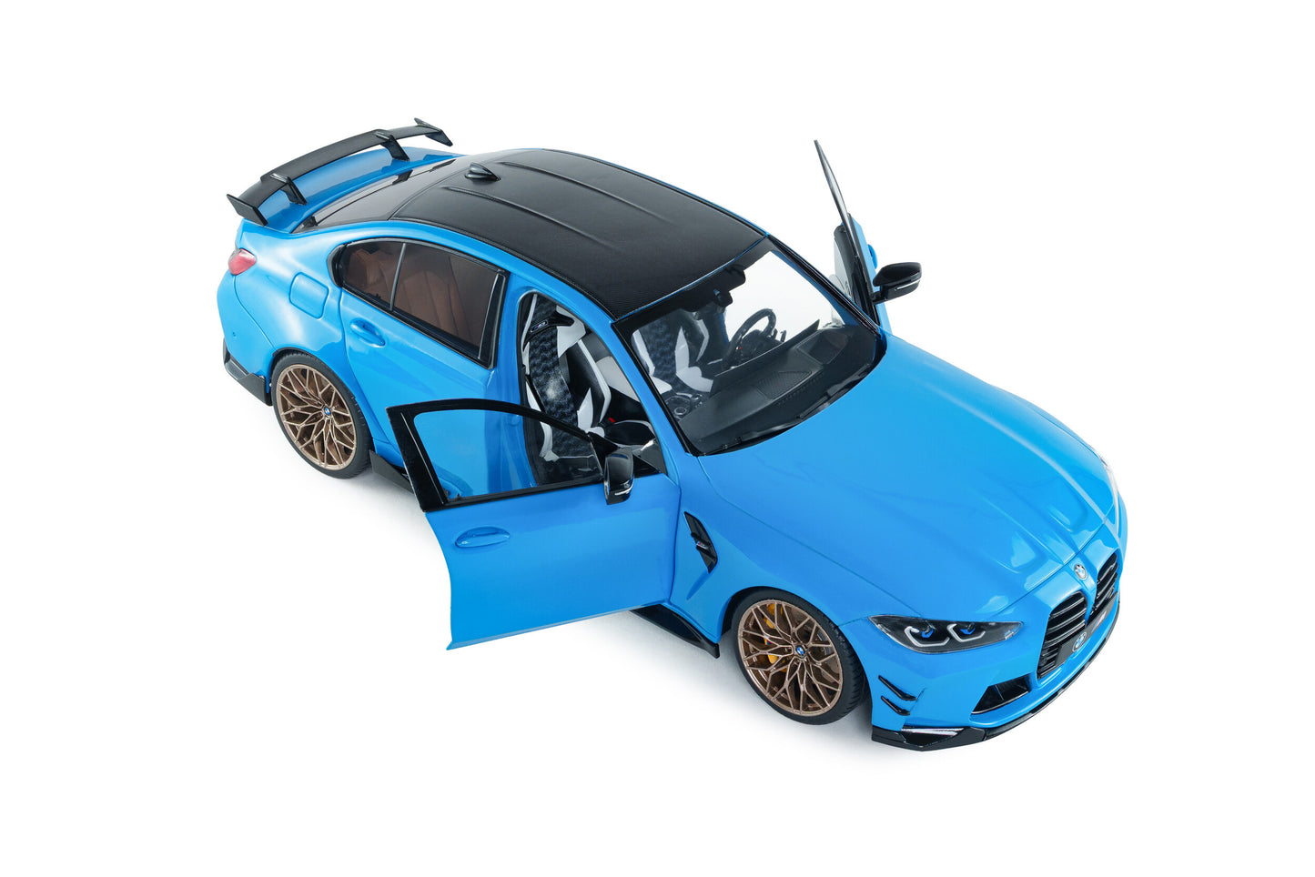 BMW M3 Performance Parts albastru 2024 - 1/18 Solido