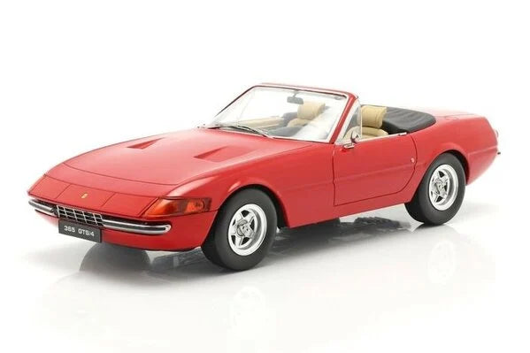 Ferrari 365 GTS/4 1971 rosu cu interior crem - 1/18 KKScale