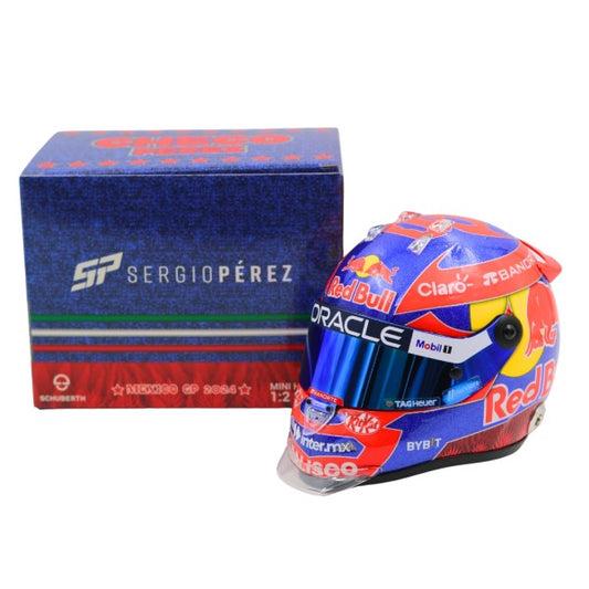 Casca Sergio Perez Red Bull Racing #11 Mexico GP Formula 1 2024 helmet - 1/2 Schuberth