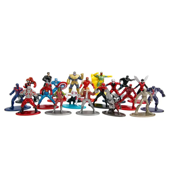 Set 20 de figurine metalice Marvel aprox.4cm - Jada