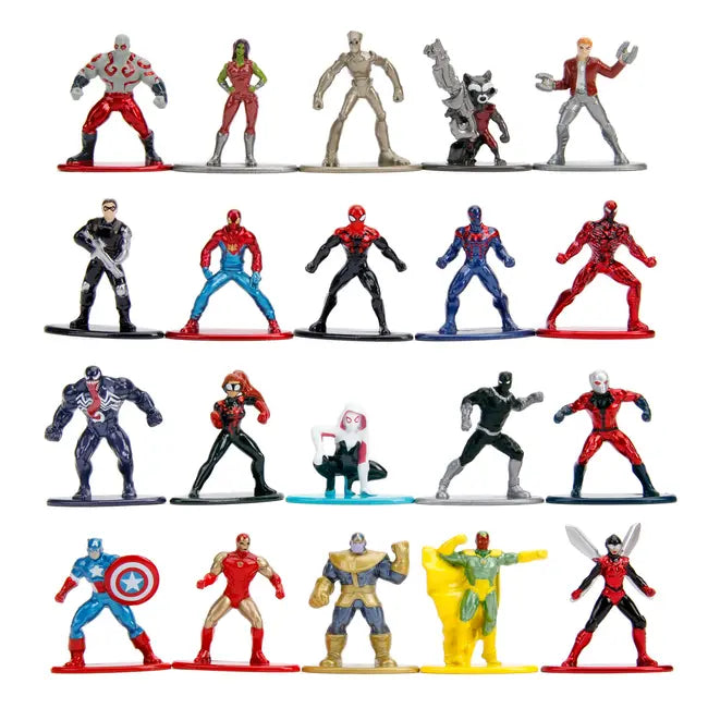Set 20 de figurine metalice Marvel aprox.4cm - Jada