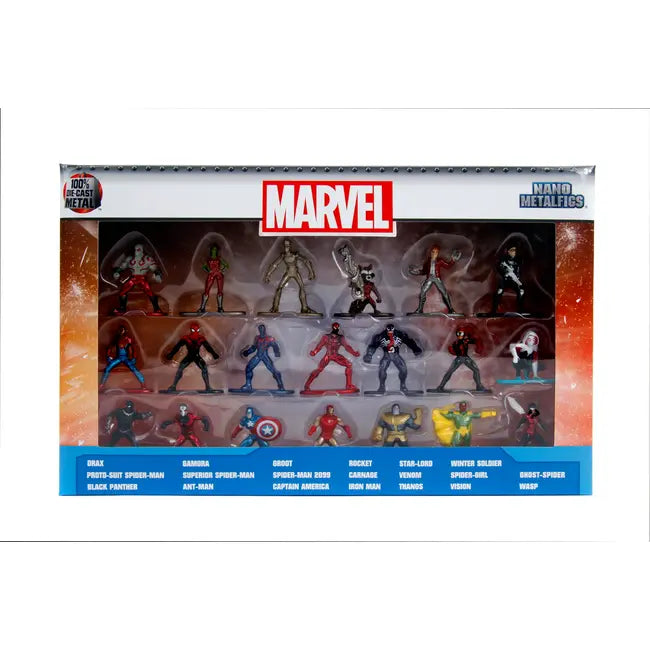 Set 20 de figurine metalice Marvel aprox.4cm - Jada