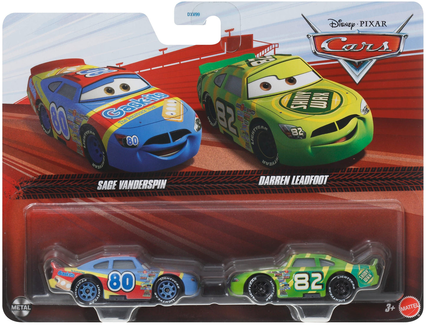 Set 2 masinute metalice Sage Vanderspin si Darren Leadfoot - 1/55 Cars