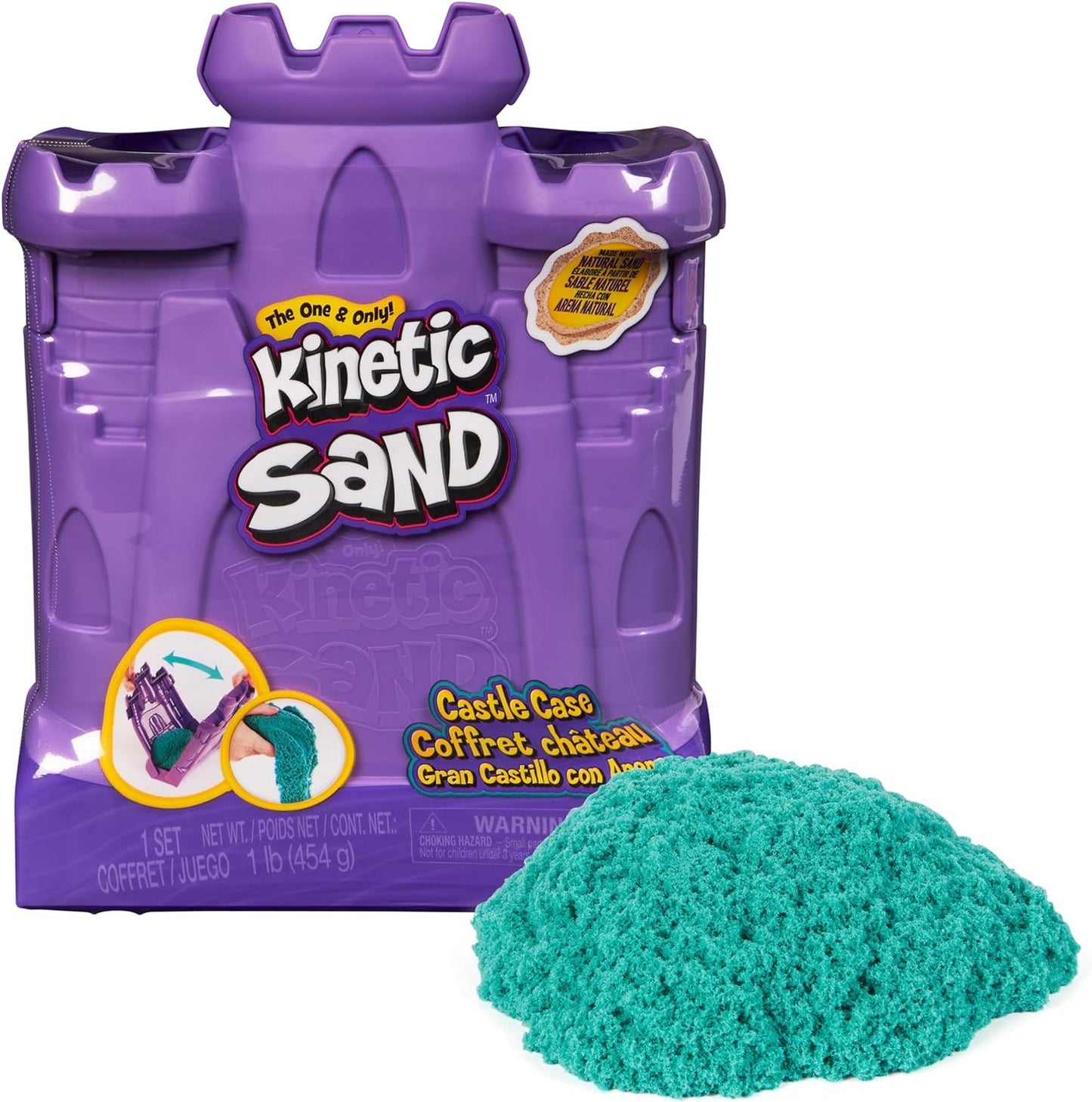 Set de joaca cu nisip Kinetic Sand - Castelul