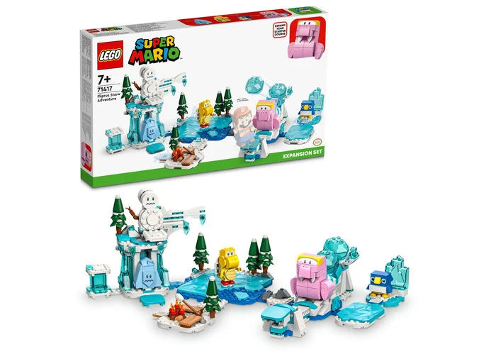 LEGO Super Mario 71417 - Set de extindere Morsel si aventura lui in zapada (567 piese)