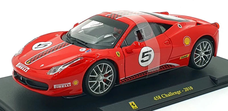 Ferrari 458 Challenge 2010 #5 cu vitrina - 1/24 Bburago