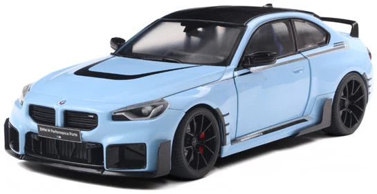 BMW M2 Performance Parts 2024 bleu - 1/18 Solido