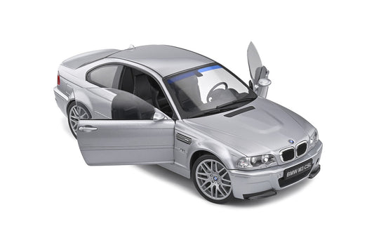 BMW E46 CSL argintiu 2003 - 1/18 Solido