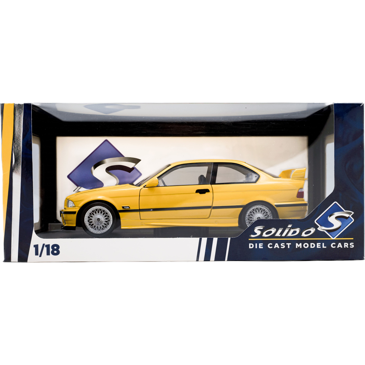 BMW E36 M3 dakar yellow solido works 1991 - 1/18 Solido