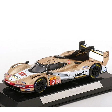 Macheta Porsche 963 #12 cu vitrina plexiglass - 1/43 Bburago