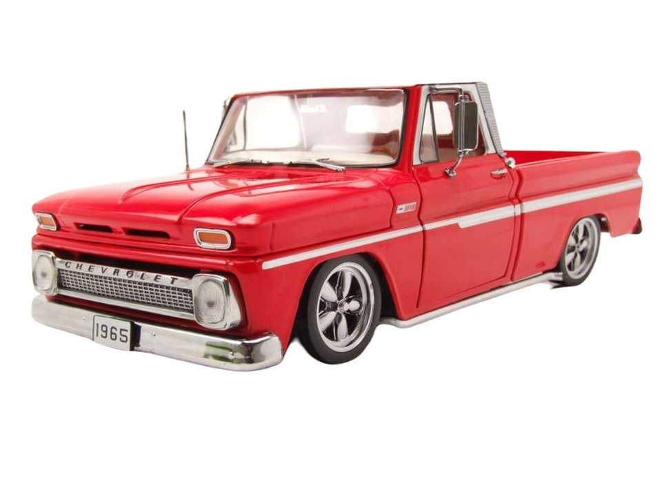 Chevrolet C-10 Styleside Pickup Lowrider red 1965 - 1/18 Sun Star