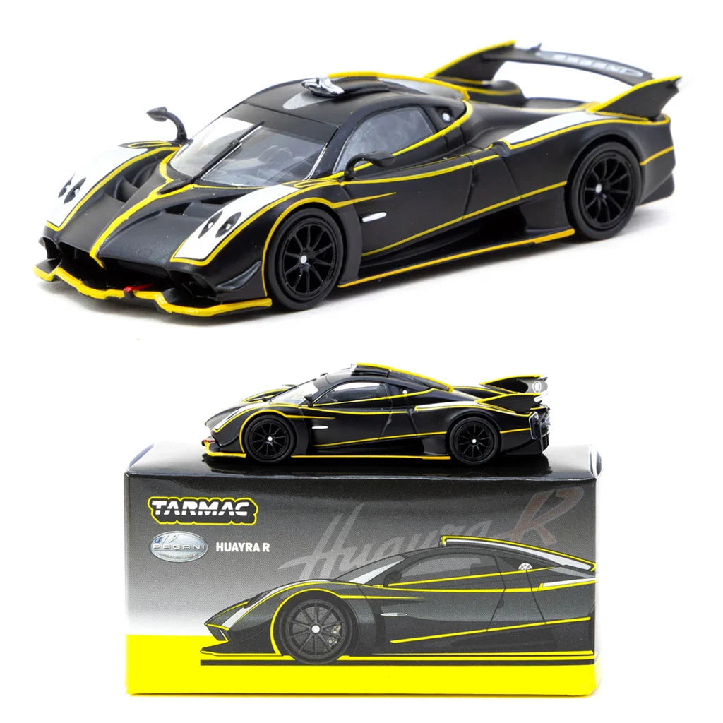 Pagani Huayra R matt black/silver - 1/64 Tarmac