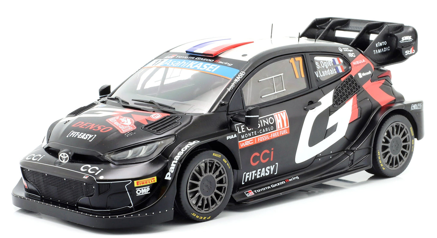Toyota GR Yaris Rally1 Hybrid #17 Rallye Monte Carlo 2024 - 1/18 IxoModels