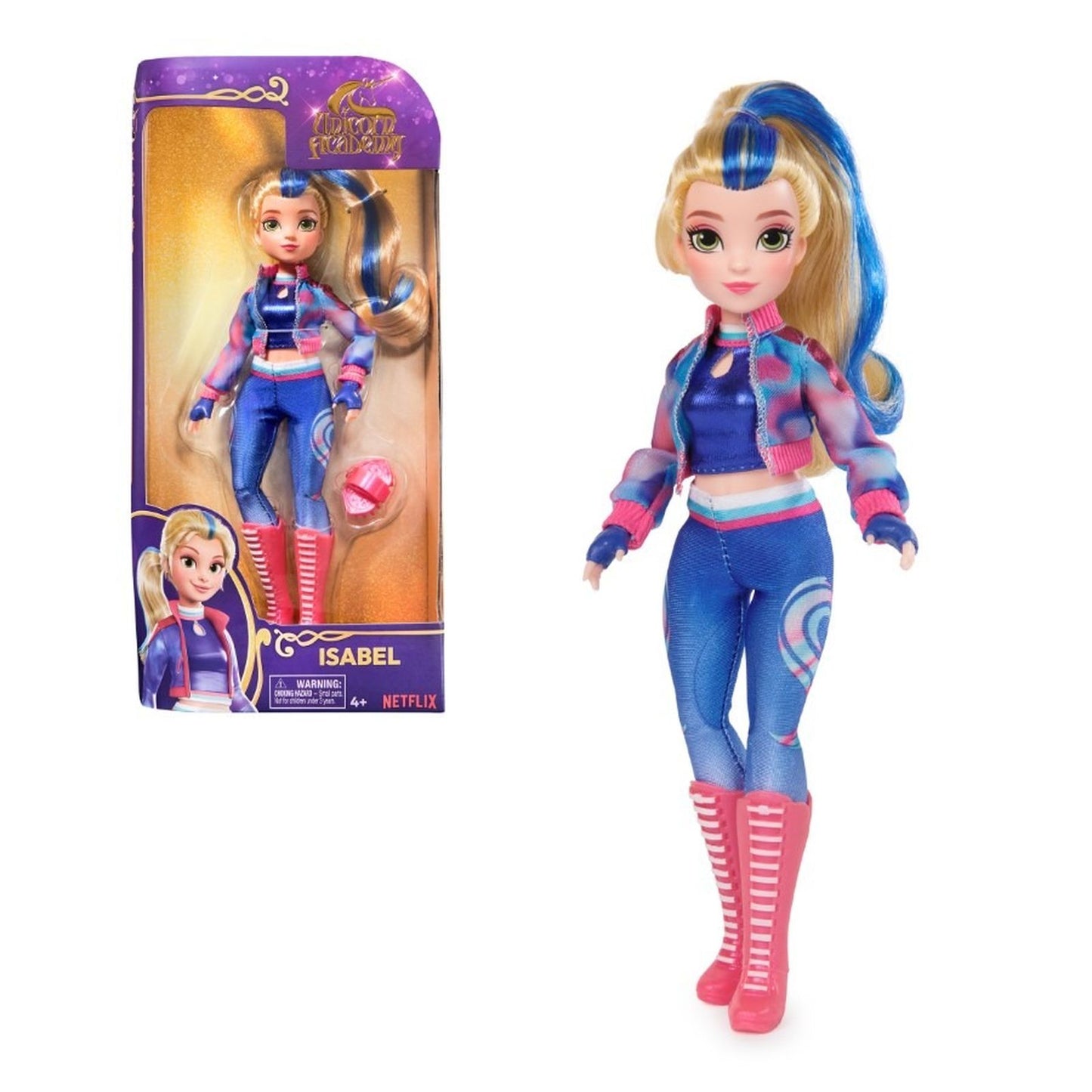 Papusa fashion Unicorn Academy - Isabel 25cm