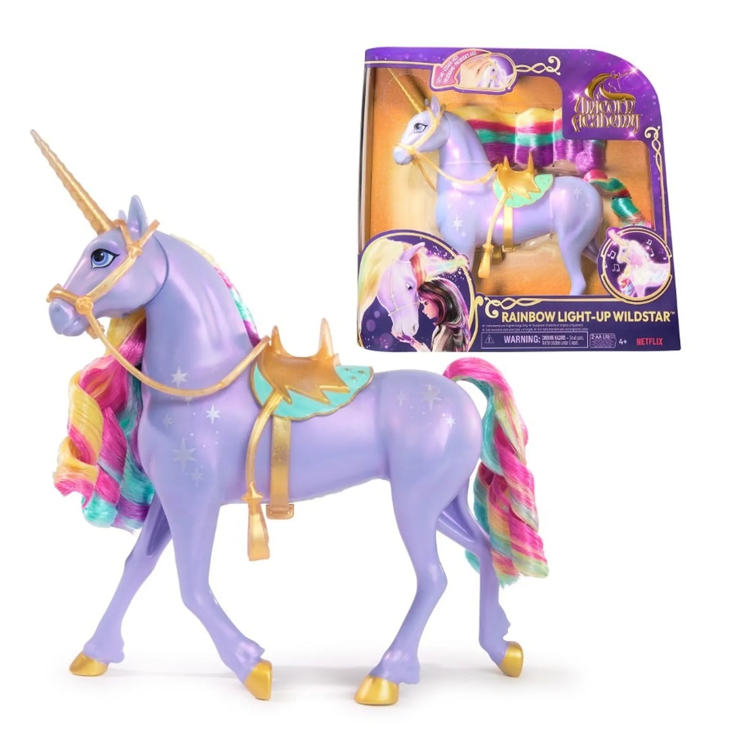 Unicorn Academy Rainbow Light Up Wildstar 28 cm
