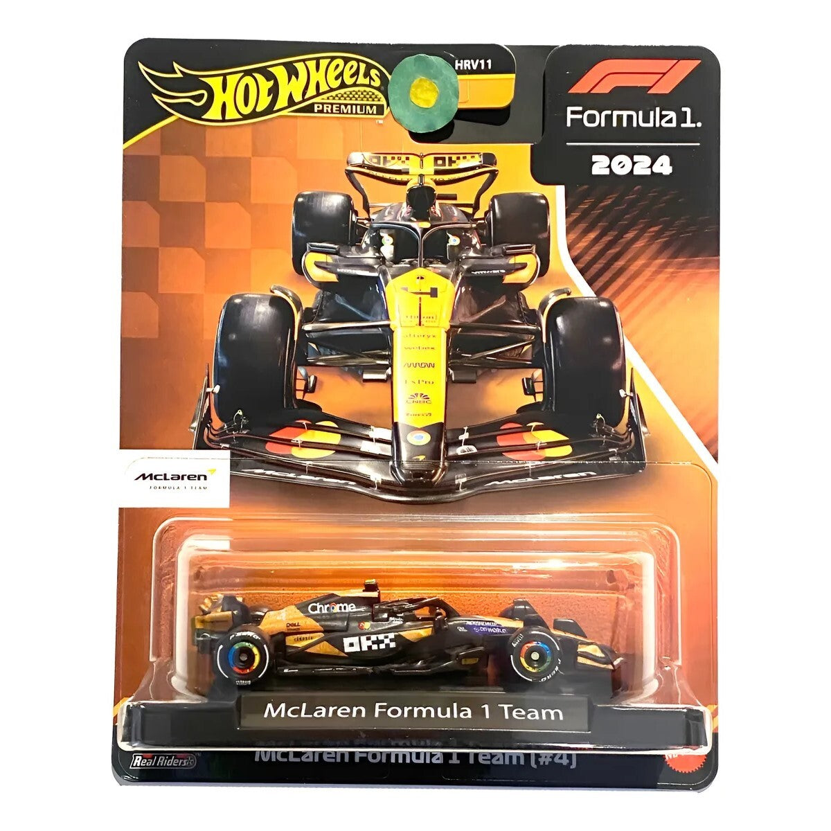 McLaren Formula 1 #4 Lando Norris 2024 - 1/64 Hot Wheels Premium