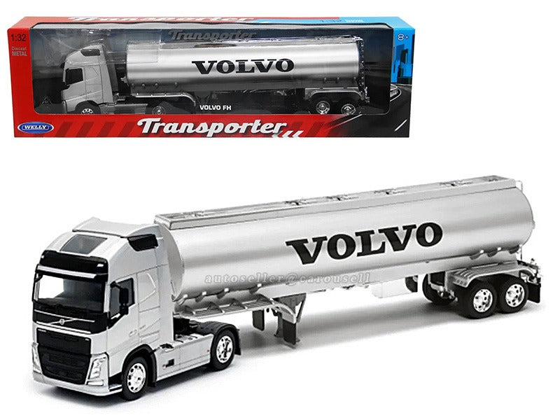 Camion Cap Tractor Volvo cu cisterna - 1/32 Welly