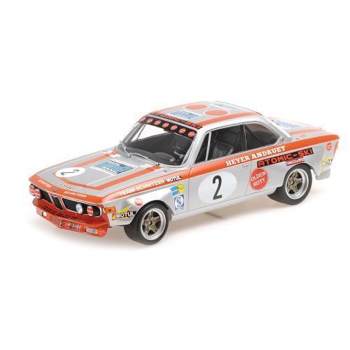 BMW 2800 CS Team Schnitzer-Motul Fitzpatrick/Heyer/Stommelen Winners GP Tourenwagen Nurburgring 1972 No.2  1/300pcs - 1/18 Minichamps
