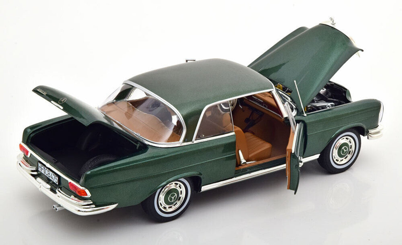Mercedes-Benz 250 SE Coupe 1969 verde 1/1000pcs - 1/18 Norev