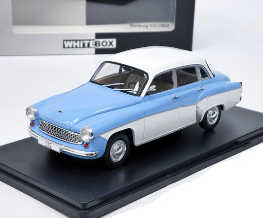 Wartburg 312 bleu/alb 1965 - 1/24 Whitebox