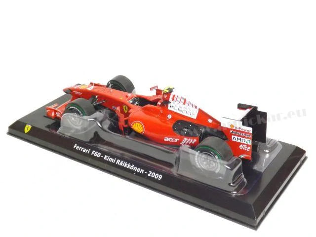 Formula 1 Ferrari F60 Kimi Raikkonen 2009 cu vitrina - 1/24 Altaya