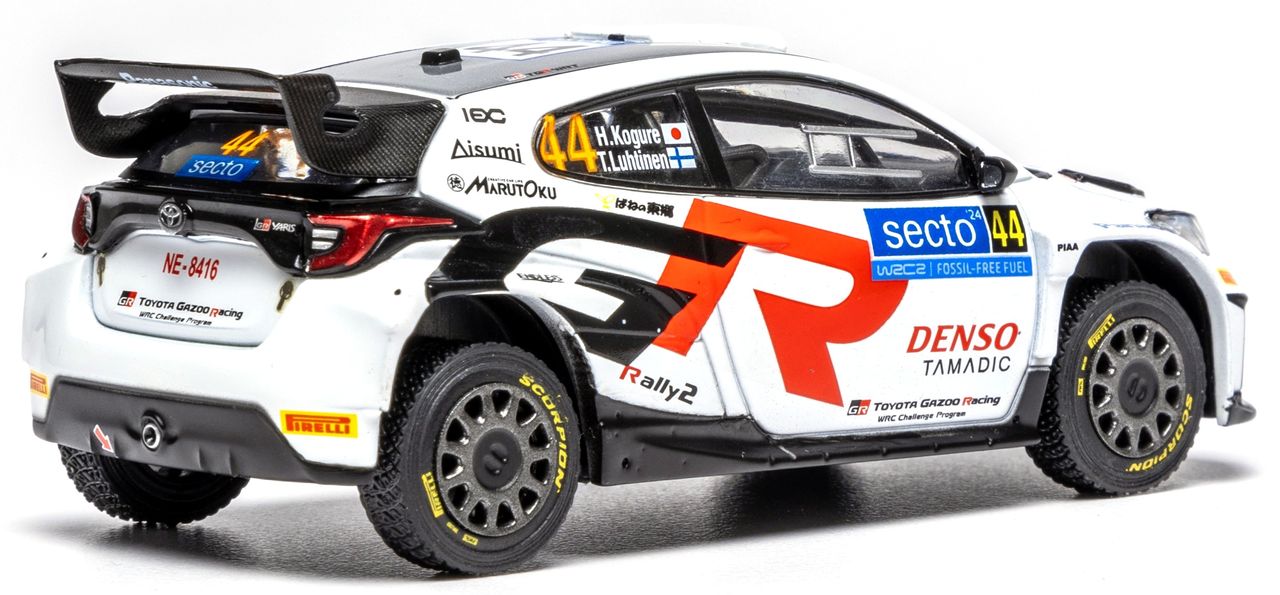 Toyota GR Yaris Rally2 #44 Rally Finland 2024 - 1/18 Ixo Models