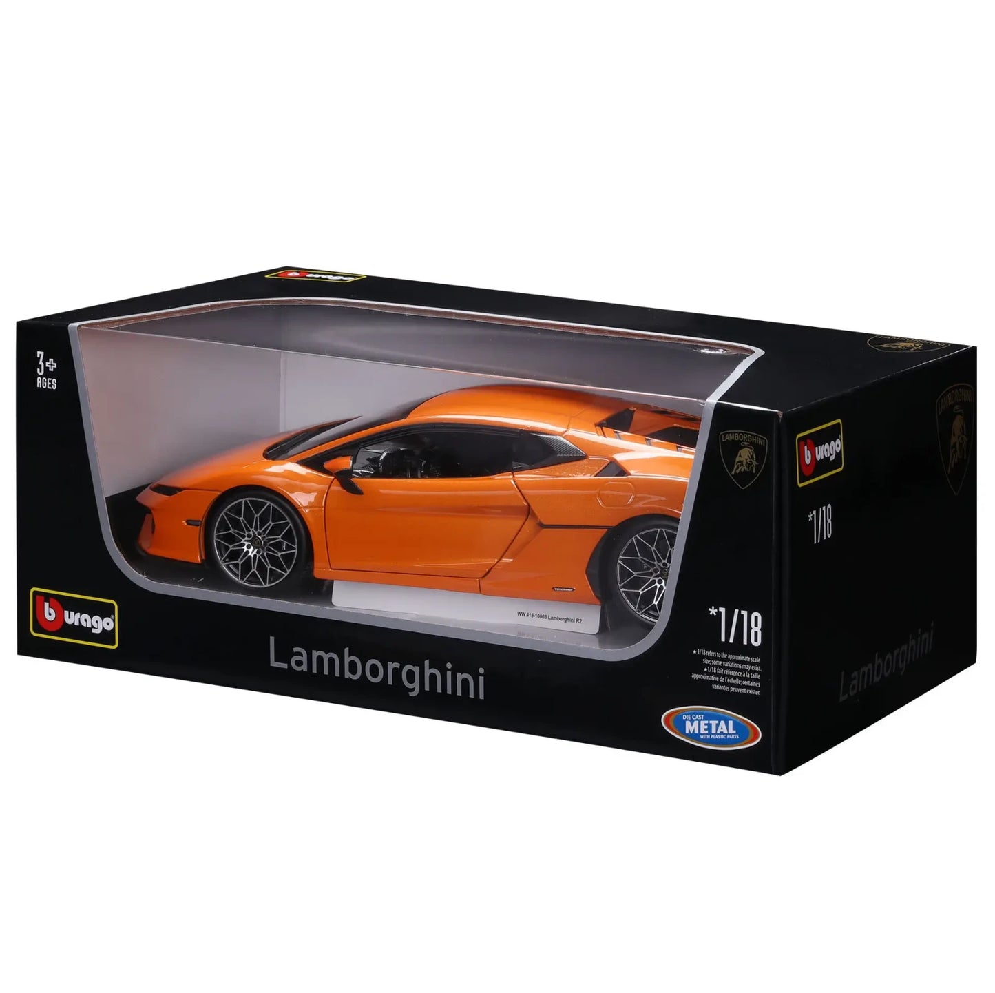 Lamborghini Temerario portocaliu - 1/18 Bburago