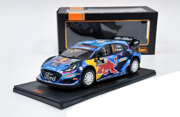Ford Puma Rally1 #8 Winner Rally Sweden 2023 - 1/18 Ixo Models
