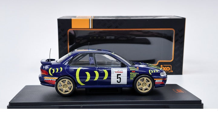 Subaru Impreza #5 C.Sainz - L.Moya Tour de Corse 1995 - 1/24 Ixo Models