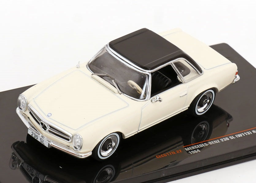 Mercedes-Benz 230 SL W113 hardtop 1964 cu vitrina plexiglass - 1/43 Ixo Modelcars
