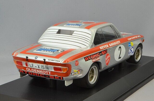 BMW 2800 CS Team Schnitzer-Motul Fitzpatrick/Heyer/Stommelen Winners GP Tourenwagen Nurburgring 1972 No.2  1/300pcs - 1/18 Minichamps